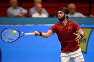 Nikoloz Basilashvili at the 2021 Erste Bank Open